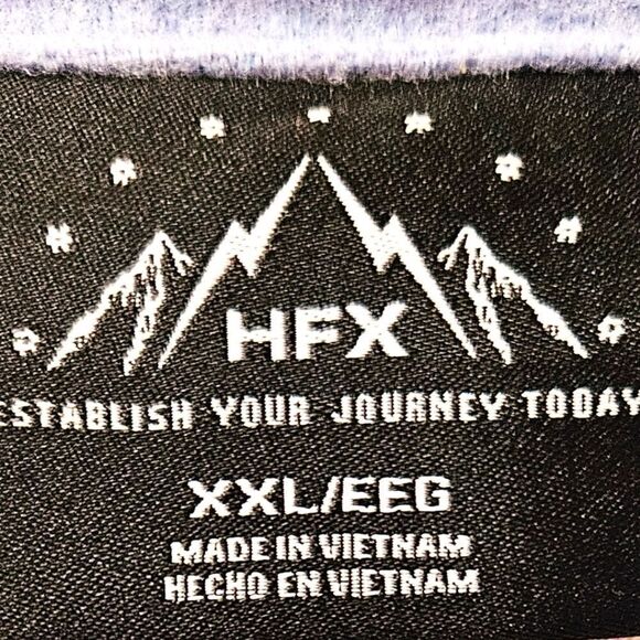 HFX Women's Plus Size Blue & White Plaid SHACKET JACKET XXL - Picture 15 of 16